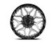 Lock Off-Road Matrix Matte Grey with Matte Black Ring 8-Lug Wheel; 20x10; -18mm Offset (11-14 Silverado 2500 HD)