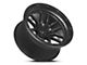 Lock Off-Road Krawler Matte Black with Matte Black Ring 8-Lug Wheel; 22x10; -18mm Offset (11-14 Silverado 3500 HD SRW)