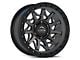 Lock Off-Road Lunatic Matte Grey with Matte Black Ring 6-Lug Wheel; 20x10; -18mm Offset (07-14 Tahoe)