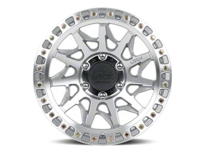 Lock Off-Road Lunatic Machine with Clear Coat 6-Lug Wheel; 17x9; 1mm Offset (07-14 Yukon)