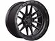 Lock Off-Road Krawler Matte Black with Matte Black Ring 6-Lug Wheel; 17x9; -12mm Offset (09-14 F-150)