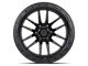 Lock Off-Road Krawler Matte Black with Matte Black Ring 6-Lug Wheel; 17x9; 1mm Offset (09-14 F-150)