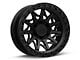 Lock Off-Road Lunatic Matte Black with Matte Black Ring 6-Lug Wheel; 17x9; 1mm Offset (09-14 F-150)