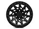 Lock Off-Road Lunatic Matte Black with Matte Black Ring 6-Lug Wheel; 20x10; -18mm Offset (09-14 F-150)