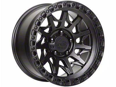 Lock Off-Road Lunatic Matte Black with Matte Black Ring 8-Lug Wheel; 20x10; -18mm Offset (11-16 F-250 Super Duty)