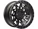 Lock Off-Road Lunatic Matte Black with Matte Black Ring 8-Lug Wheel; 20x10; -18mm Offset (11-16 F-250 Super Duty)