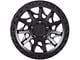 Lock Off-Road Lunatic Matte Black with Matte Black Ring 8-Lug Wheel; 20x10; -18mm Offset (11-16 F-250 Super Duty)