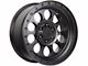 Lock Off-Road 50Cal Matte Black with Matte Black Ring 6-Lug Wheel; 20x9; 0mm Offset (14-18 Sierra 1500)