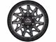 Lock Off-Road Lunatic Matte Grey with Matte Black Ring 6-Lug Wheel; 20x9; 0mm Offset (14-18 Sierra 1500)