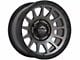 Lock Off-Road Yosemite Matte Grey with Matte Black Ring 6-Lug Wheel; 20x10; -18mm Offset (14-18 Silverado 1500)