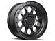 Lock Off-Road 50Cal Matte Black with Matte Black Ring 6-Lug Wheel; 17x9; 0mm Offset (15-20 F-150)