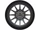 Lock Off-Road Baja Matte Grey with Matte Black Ring 6-Lug Wheel; 17x9; -12mm Offset (15-20 F-150)