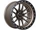 Lock Off-Road Krawler Matte Bronze with Matte Black Ring 6-Lug Wheel; 22x10; -18mm Offset (15-20 F-150)