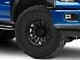 Lock Off-Road Lunatic Matte Black with Matte Black Ring 6-Lug Wheel; 17x9; 1mm Offset (15-20 F-150)