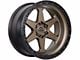 Lock Off-Road Olympus Matte Desert Bronze with Matte Black Ring 6-Lug Wheel; 17x9; -35mm Offset (15-20 F-150)