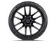 Lock Off-Road Krawler Matte Black with Matte Black Ring 8-Lug Wheel; 20x10; -18mm Offset (15-19 Sierra 2500 HD)