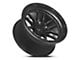 Lock Off-Road Krawler Matte Black with Matte Black Ring 8-Lug Wheel; 22x10; -18mm Offset (15-19 Silverado 2500 HD)