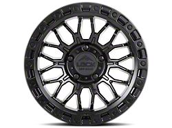 Lock Off-Road Combat Matte Black with Matte Black Ring 6-Lug Wheel; 17x9; -12mm Offset (15-20 Tahoe)