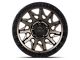 Lock Off-Road Lunatic Matte Bronze with Matte Black Ring 6-Lug Wheel; 18x9; -12mm Offset (19-23 Ranger)