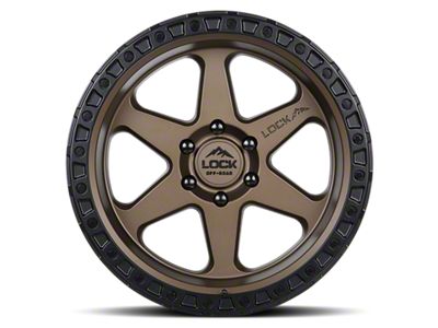 Lock Off-Road Olympus Matte Desert Bronze with Matte Black Ring 6-Lug Wheel; 18x9; -12mm Offset (19-23 Ranger)