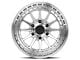 Lock Off-Road Baja Machining with Clear Coat 6-Lug Wheel; 17x9; -12mm Offset (19-24 Sierra 1500)