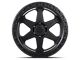 Lock Off-Road Olympus Matte Black with Matte Black Ring 6-Lug Wheel; 18x9; -12mm Offset (19-24 Sierra 1500)