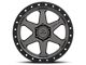 Lock Off-Road Olympus Matte Grey with Matte Black Ring 6-Lug Wheel; 18x9; 1mm Offset (19-24 Sierra 1500)