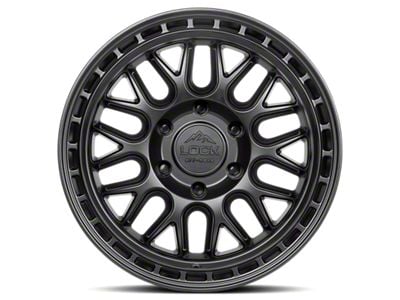 Lock Off-Road Onyx Matte Black with Matte Black Ring 6-Lug Wheel; 17x9; -12mm Offset (19-24 Sierra 1500)