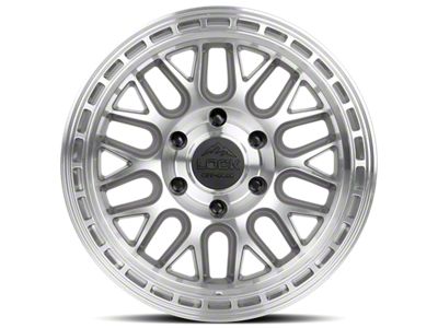 Lock Off-Road Onyx Machining with Clear Coat 6-Lug Wheel; 17x9; -12mm Offset (19-24 Silverado 1500)