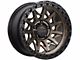 Lock Off-Road Lunatic Matte Bronze with Matte Black Ring 8-Lug Wheel; 20x10; -18mm Offset (23-24 F-350 Super Duty SRW)