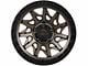 Lock Off-Road Lunatic Matte Bronze with Matte Black Ring 8-Lug Wheel; 20x10; -18mm Offset (23-24 F-350 Super Duty SRW)