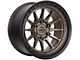 Lock Off-Road Baja Matte Desert Bronze with Matte Black Ring 6-Lug Wheel; 17x9; 0mm Offset (99-06 Silverado 1500)