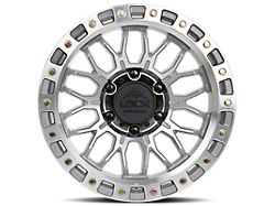 Lock Off-Road Combat Machining with Clear Coat 6-Lug Wheel; 17x9; -12mm Offset (99-06 Silverado 1500)