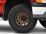 Lock Off-Road Lunatic Matte Bronze with Matte Black Ring 6-Lug Wheel; 17x9; 1mm Offset (99-06 Silverado 1500)