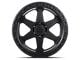 Lock Off-Road Olympus Matte Black with Matte Black Ring 6-Lug Wheel; 18x9; -12mm Offset (23-24 Colorado)