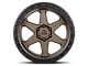 Lock Off-Road Olympus Matte Desert Bronze with Matte Black Ring 6-Lug Wheel; 18x9; 1mm Offset (23-24 Colorado)