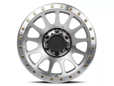 Lock Off-Road Yosemite Machining with Clear Coat 6-Lug Wheel; 17x9; 0mm Offset (23-25 Colorado)