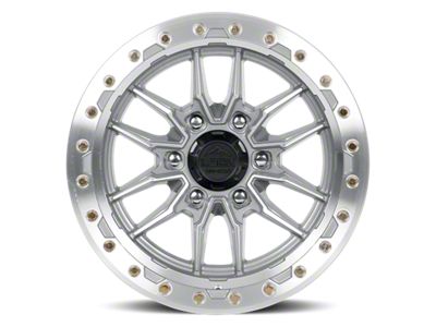 Lock Off-Road Krawler Machine with Clear Coat 6-Lug Wheel; 17x9; 0mm Offset (23-24 Canyon)