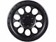 Lock Off-Road 50Cal Matte Black with Matte Black Ring 6-Lug Wheel; 17x9; -12mm Offset (23-25 Canyon)