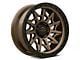 Lock Off-Road Lunatic Matte Bronze with Matte Black Ring 6-Lug Wheel; 20x10; -18mm Offset (23-25 Canyon)