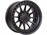 Lock Off-Road Baja Matte Black with Matte Black Ring 6-Lug Wheel; 17x9; -12mm Offset (23-24 Colorado)