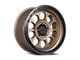 Lock Off-Road 50Cal Matte Desert Bronze with Matte Black Ring 6-Lug Wheel; 17x9; 0mm Offset (21-25 F-150)