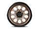 Lock Off-Road 50Cal Matte Desert Bronze with Matte Black Ring 6-Lug Wheel; 17x9; 0mm Offset (21-25 F-150)