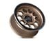 Lock Off-Road 50Cal Matte Desert Bronze with Matte Black Ring 6-Lug Wheel; 17x9; 0mm Offset (21-25 F-150)