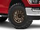 Lock Off-Road Lunatic Matte Bronze with Matte Black Ring 6-Lug Wheel; 17x9; 1mm Offset (21-24 F-150)