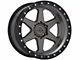 Lock Off-Road Olympus Matte Grey with Matte Black Ring 6-Lug Wheel; 20x9; 0mm Offset (21-24 F-150)