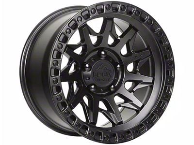 Lock Off-Road Lunatic Matte Black with Matte Black Ring 8-Lug Wheel; 20x10; -18mm Offset (17-22 F-250 Super Duty)