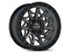 Lock Off-Road Lunatic Matte Grey with Matte Black Ring 6-Lug Wheel; 20x10; -18mm Offset (19-25 Sierra 1500)