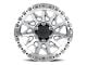 Lock Off-Road Lunatic Machine with Clear Coat 6-Lug Wheel; 17x9; -12mm Offset (14-18 Silverado 1500)