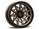 Lock Off-Road Lunatic Matte Bronze with Matte Black Ring 6-Lug Wheel; 17x9; 1mm Offset (07-14 Tahoe)